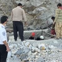 ۲ مصدوم در حادثه ریزش معدن در یزد