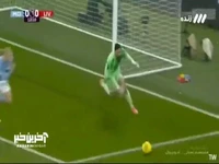 مهار پنالتی ارلینگ هالند توسط مامارداشویلی دروازه بان لیورپول