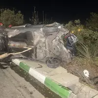 واژگونی خودرو در بلوار نماز مشهد 