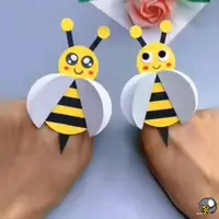 کاردستی زنبور؛ یه مهمون طلایی برای کلاس!