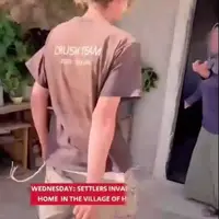 حمله و دزدی شهرکنشینان صهیونیست به یک خانه در روستای حریبات النبی در کرانه باختری