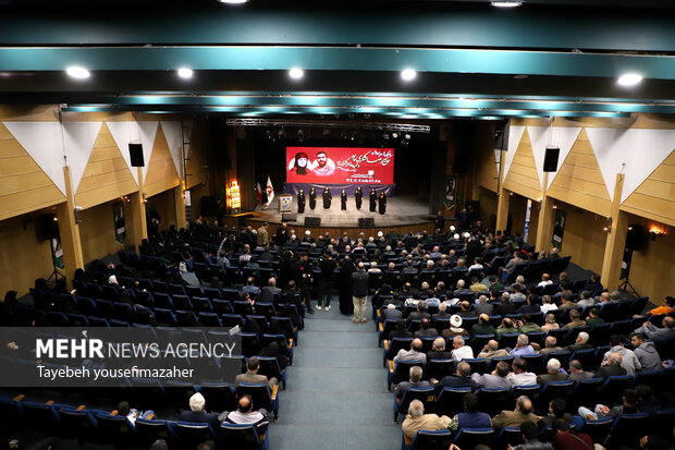 عکس/ مراسم نکوداشت حاج رضاشکری پور در همدان