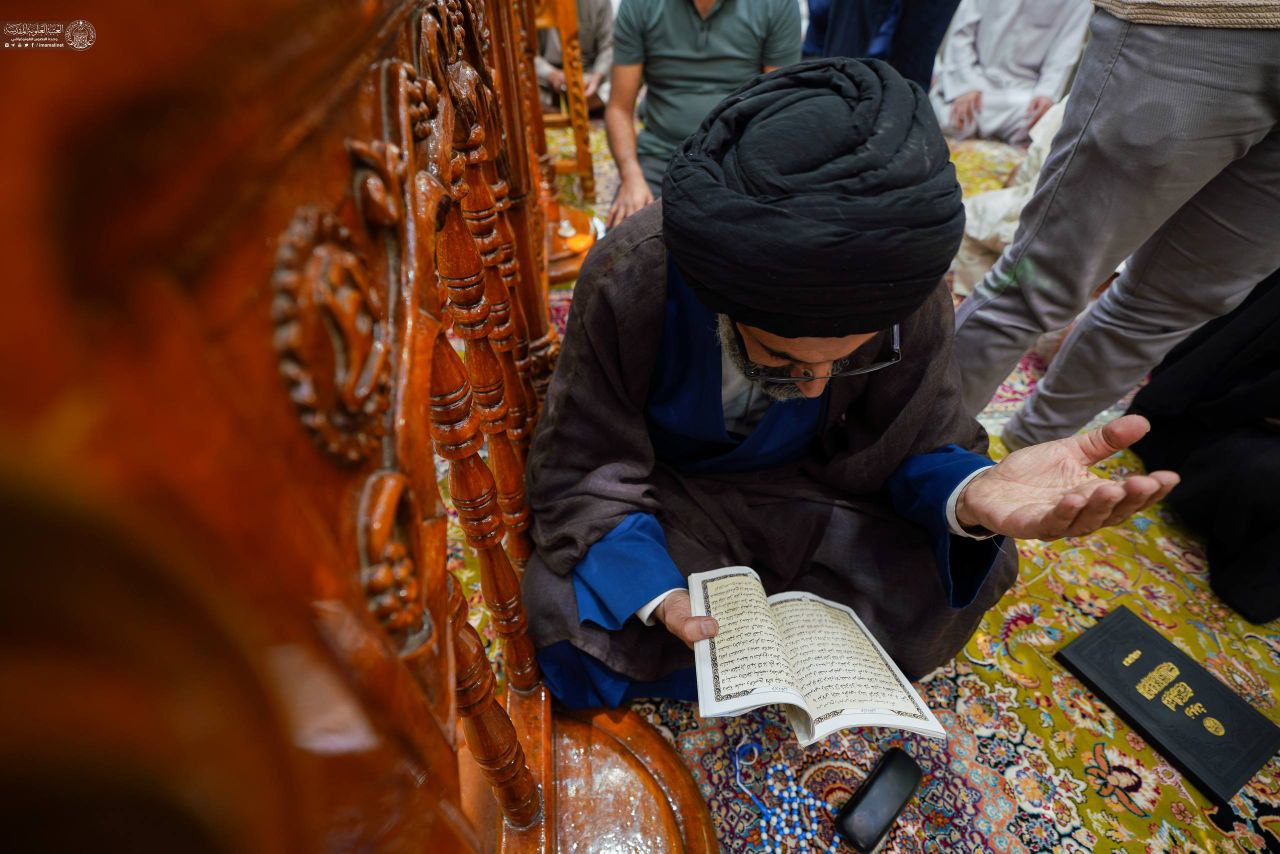 حال‌و‌هوای حرم مطهر علوی در روز زیارتی آن حضرت