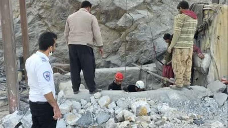 ریزش معدن در دربید یزد ۲ مصدوم برجا گذاشت