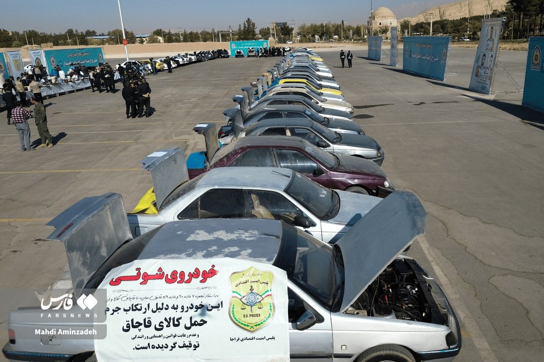 عکس/ نمایش اقتدار پلیس در کرمان