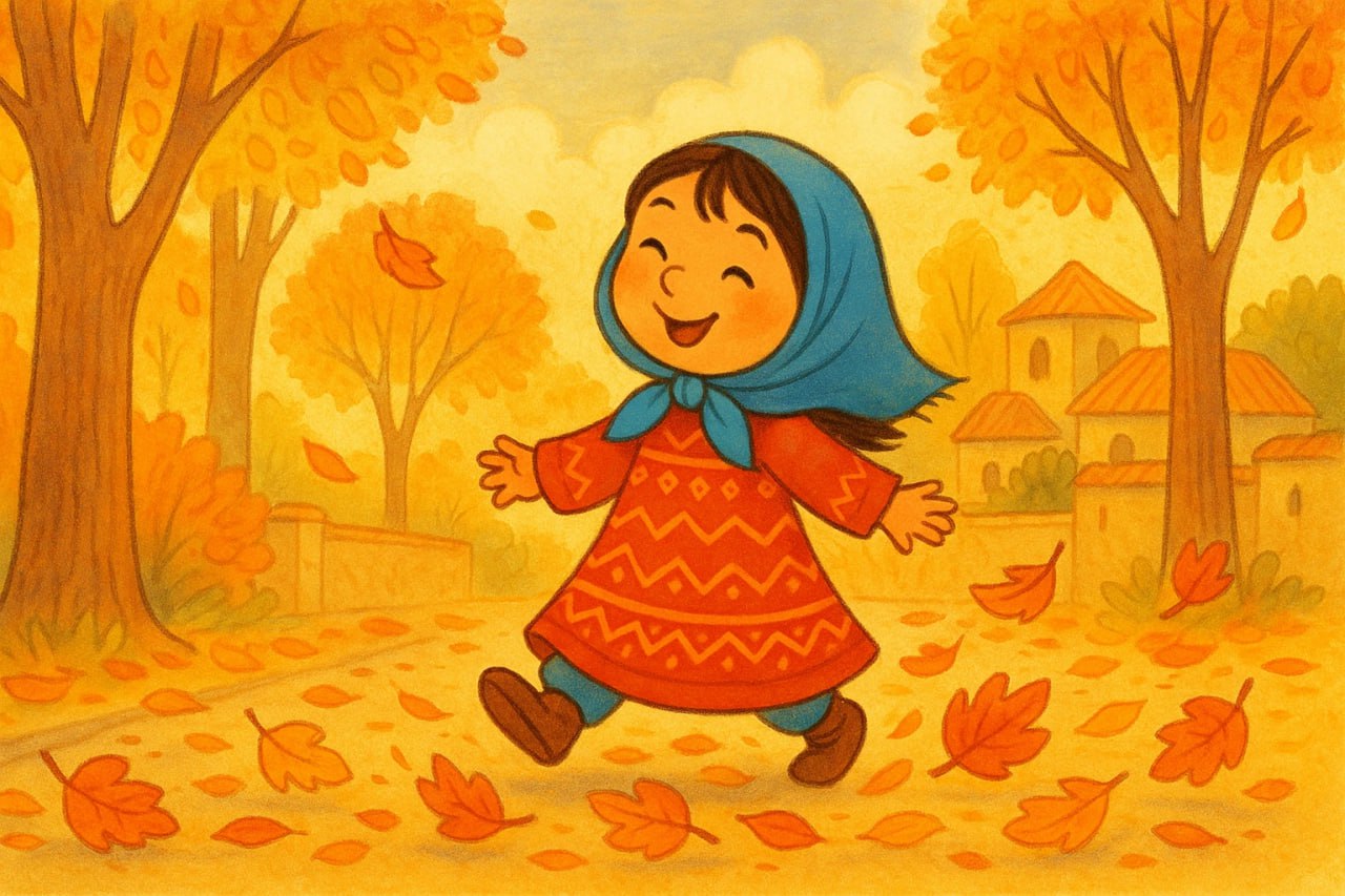 پائیز، نقاشی زیبای طبیعت