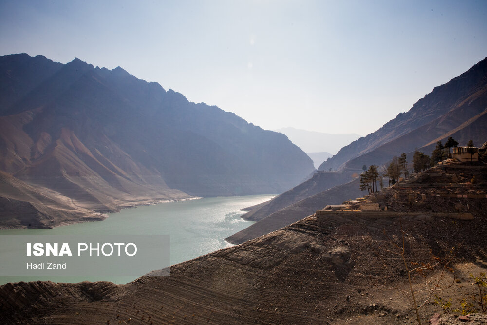 وضعیت سد امیرکبیر  ۱۹ آبان