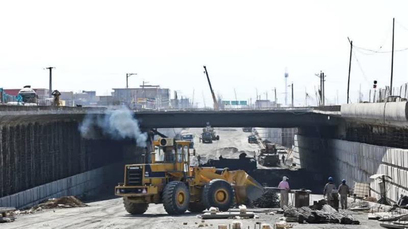 پیشرفت ۸۳ درصدی پروژه راهبردی تقاطع غیرهمسطح شهدای پنجپنج اراک