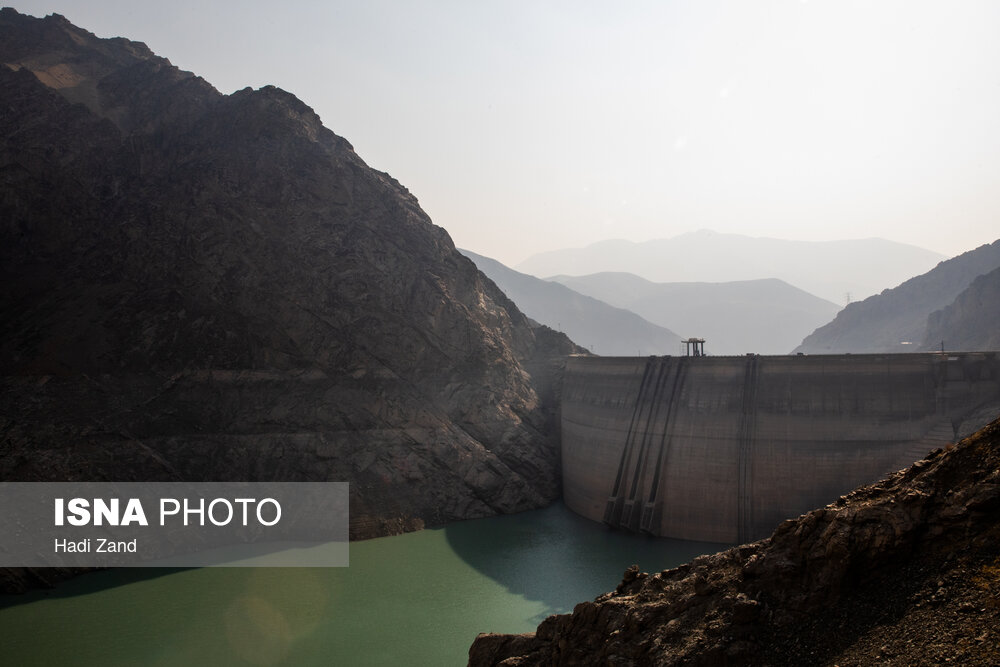 وضعیت سد امیرکبیر  ۱۹ آبان
