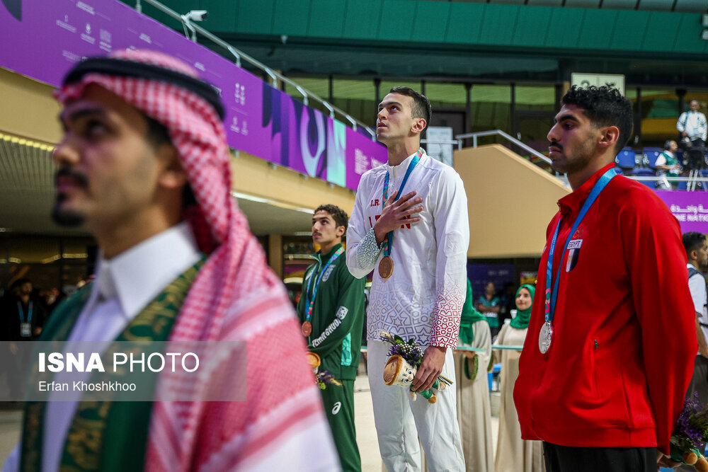 عکس/ بازی‌های کشورهای اسلامی ۲۰۲۵ ریاض؛ مسابقات شنای مردان