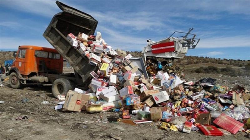 ۱۴.۵ تُن مواد غذایی فاسد در سنندج معدوم شد