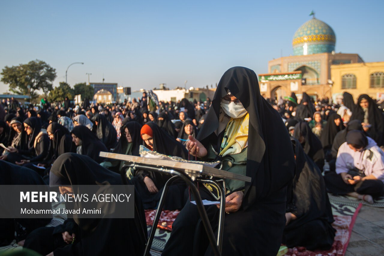 عکس/ اقامه نماز طلب باران در قزوین