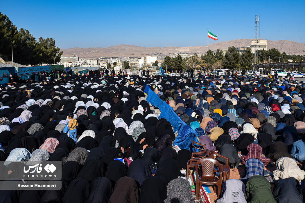 عکس/نماز مردم بجنورد برای نزول باران