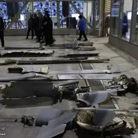 نمایش لاشه پهپادهای «هرون» و «هرمس» اسرائیل در نمایشگاه هوافضای سپاه