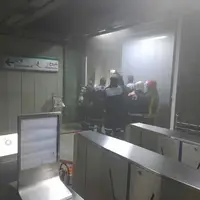 حادثه در قطار شهری مشهد؛ دود در ایستگاه شریعتی تحت کنترل است