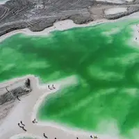 قارحان؛ دومین دریاچه بزرگ نمک در جهان