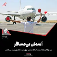 آسمان بی مسافرِ ایران!