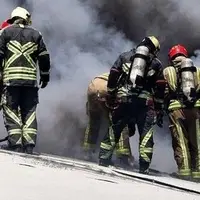 حریق تانکر گازوئیل در کارخانه کود جاده مشهد به قوچان مهار شد