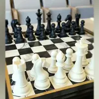 مراحل دیدنی ساخت شطرنج با شکلات در امریکا