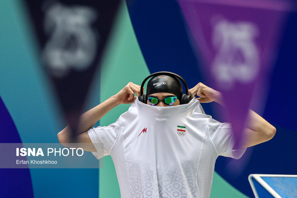 عکس/ بازی‌های کشورهای اسلامی ۲۰۲۵ ریاض؛ مسابقات شنای مردان