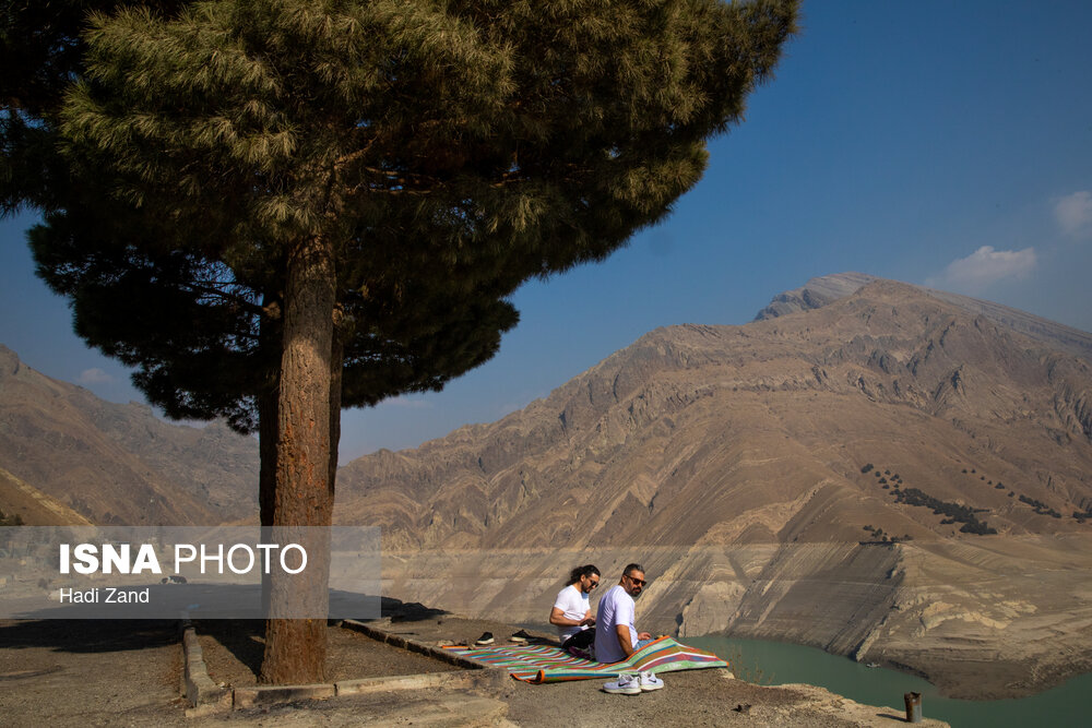 وضعیت سد امیرکبیر  ۱۹ آبان