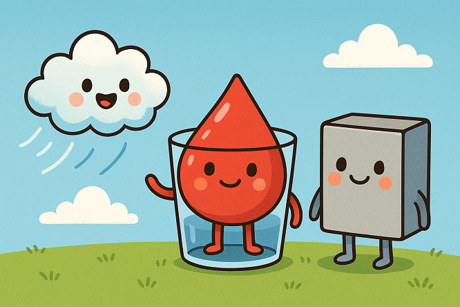 بازی با ماده‌ها: جامد، مایع، گاز!