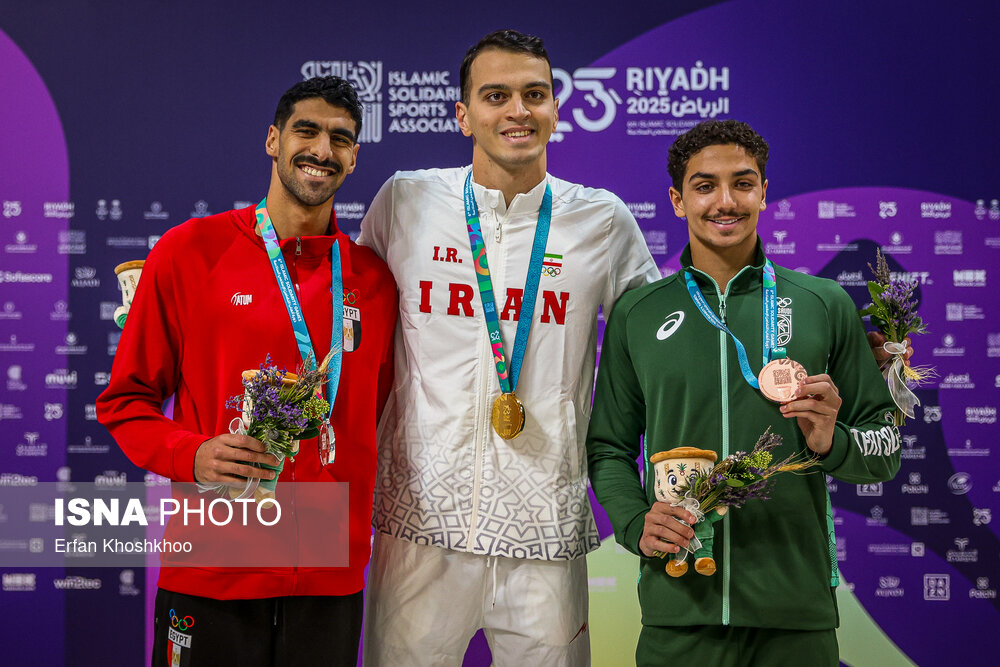 عکس/ بازی‌های کشورهای اسلامی ۲۰۲۵ ریاض؛ مسابقات شنای مردان