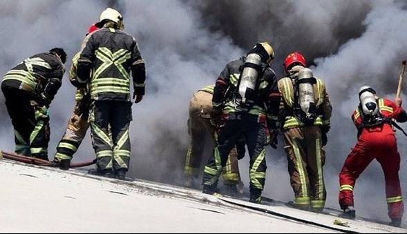 حریق تانکر گازوئیل در کارخانه کود جاده مشهد به قوچان مهار شد