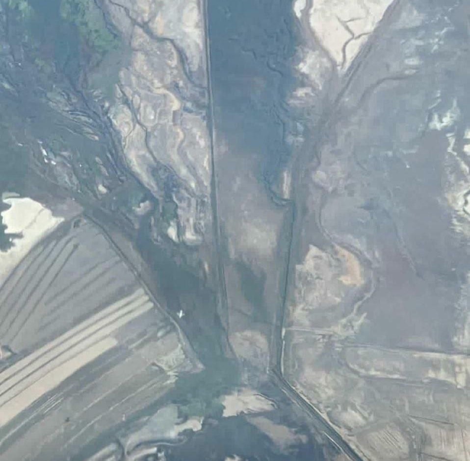 عکس/ تصاویر هوایی غم‌انگیز از دریاچه بختگان استان فارس