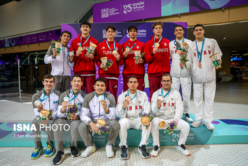 عکس/ بازی‌های کشورهای اسلامی ۲۰۲۵ ریاض؛ مسابقات شنای مردان