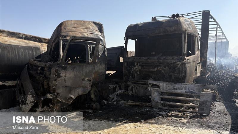 سوختگی بیش از ۹۰ درصدی مصدومان حادثه انفجار تانکر سوخت در یزد