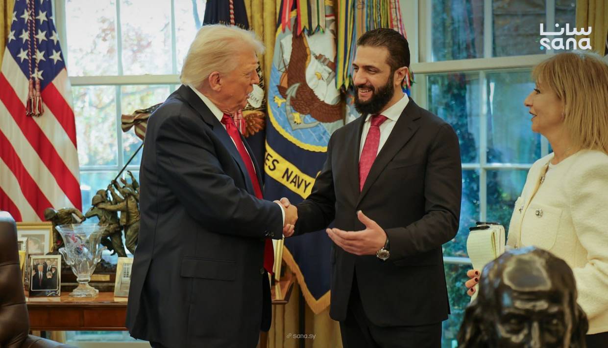 دیدار جولانی با ترامپ در کاخ سفید