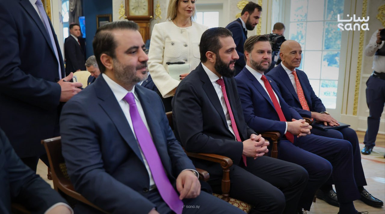 عکس/تصاویر خبرگزاری دولتی سوریه از دیدار الجولانی با ترامپ