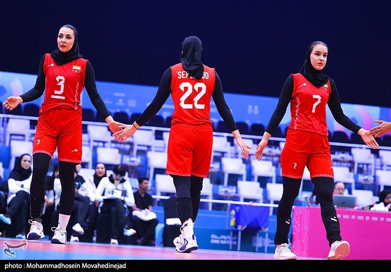 عکس/بازی‌های کشورهای اسلامی 2025 ریاض ؛ والیبال بانوان ایران وافغانستان