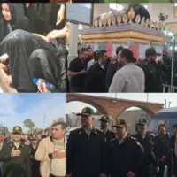 پیکر سردار شهید غلامعلی کواری در پاسارگاد به خاک سپرده شد