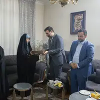 دیدار سخنگوی شورای نگهبان با خانواده شهید ناظر «حسین کریمی‌دوست»