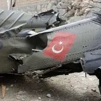 بالگرد نظامی ترکیه سقوط کرد