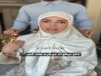 روز عقد اینطوری روسریت رو اینطوری ببند