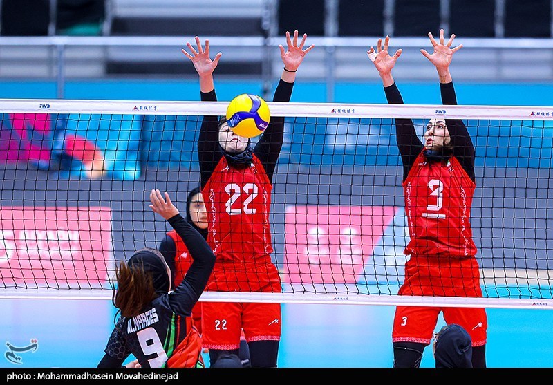 عکس/بازی‌های کشورهای اسلامی 2025 ریاض ؛ والیبال بانوان ایران وافغانستان