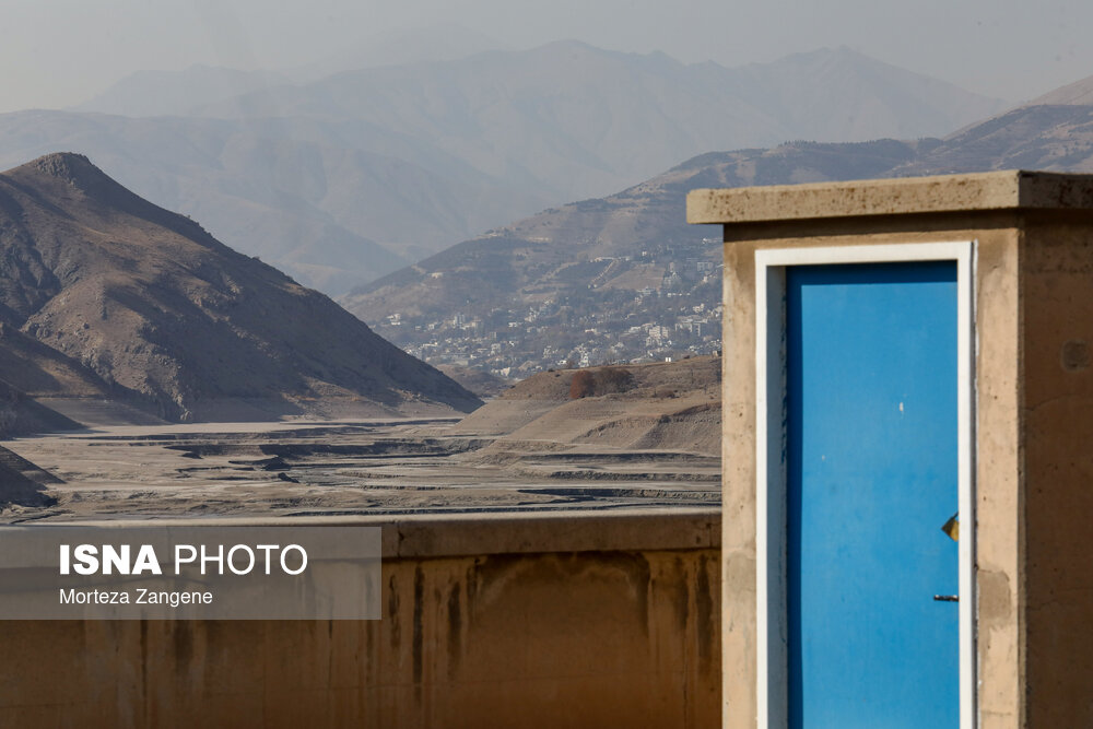 عکس/ وضعیت بحرانی سد لتیان