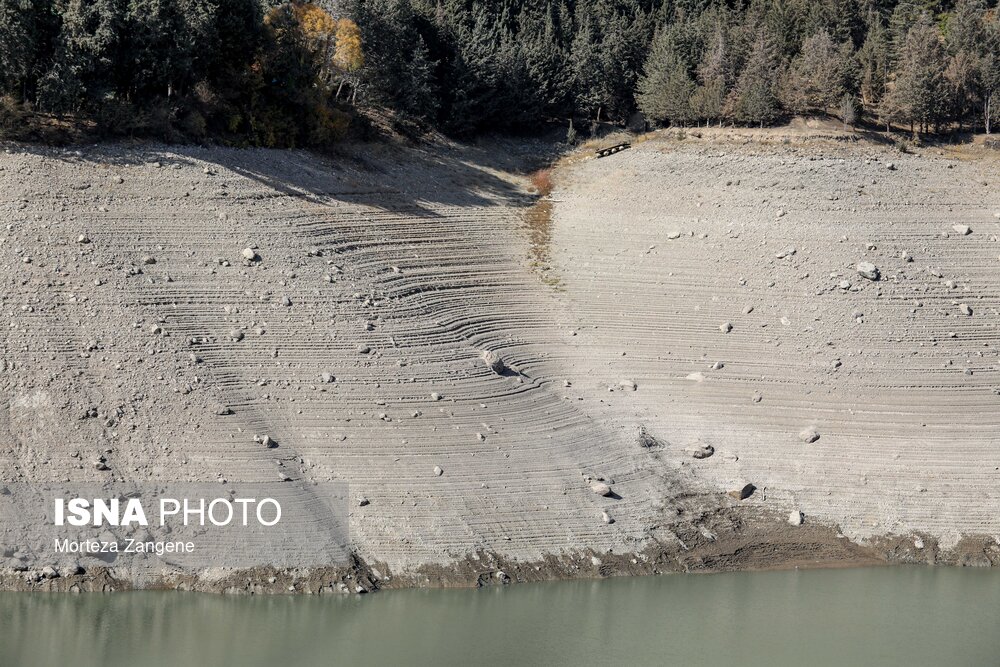 عکس/ وضعیت بحرانی سد لتیان