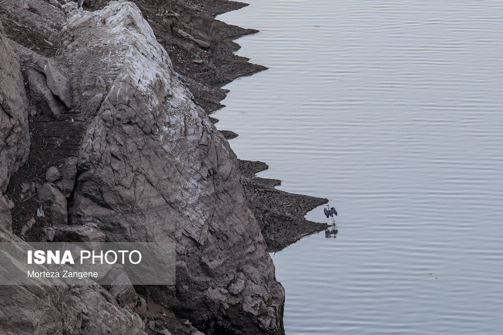 عکس/ وضعیت بحرانی سد لتیان