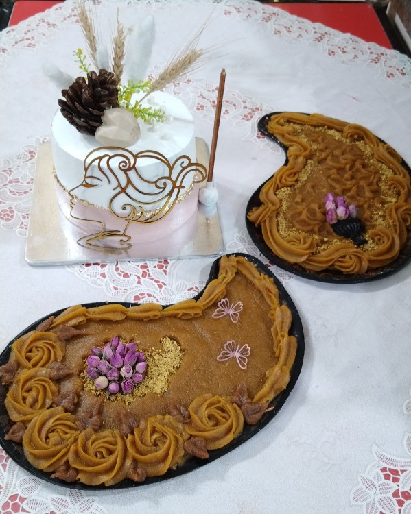 از شما/کیک تولد،، حلوای 3آرد مجلسی 