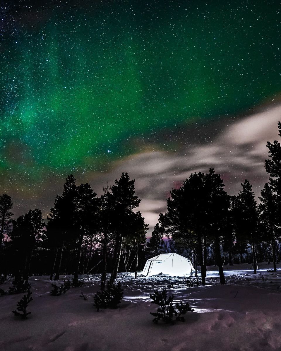 تصاویر دیدنی از شفق قطبی در آسمان نروژ