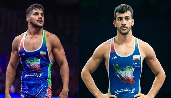 ۲ دارنده مدال جهانی در لیگ کشتی فرنگی روی تشک میروند