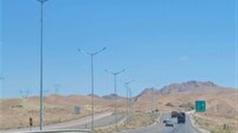 اجرای روشنایی سه راهی روم محور قائن -بیرجند