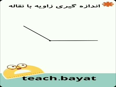 اندازه گیری زاویه با نقاله