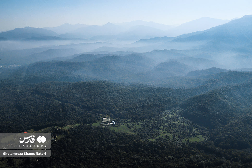 پایش هوایی جنگل و مراتع غرب مازندران