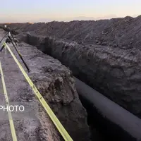 📷 پروژه خط انتقال آب به شهرهای شمالی استان کرمان  از خلیج فارس