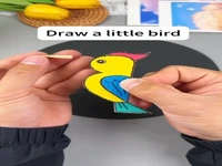 دارکوب رنگی از دل طبیعت